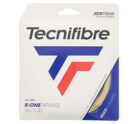 Tecnifibre X-One Biphase Set di Corde, Unisex, X-One Biphase, off-White/off-White, 1.18 mm/12.2 m