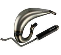 TECNIGAS Scarico E-Nox in acciaio - MBK X-Limit 50, nero, taglia 260 mm