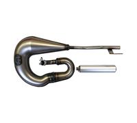 Tecnigas Proma Piaggio Ciao/bravo 50 Cc Not Homologated Muffler Argento Not Homologated