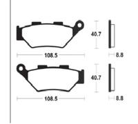 TECNIUM Pastiglie freno in metallo sinterizzato - MF483