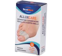 Allux care separatore e divaricatore per alluce a doppio anello