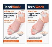 Tecniwork AlluxCare Doppio Anello Separatore per Alluce - Ambidestro M