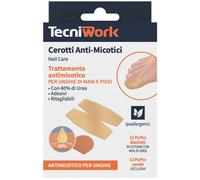 Tecniwork CEROTTO ANTIMICOSI UREA 12 PEZZI + 12 FIXING