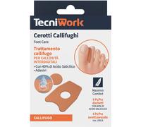 tecniwork Cerotto callifugo interdigitale 6 pezzi + 6 dischetti