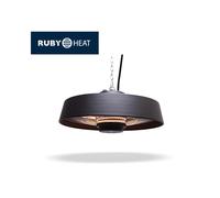 TECNO AIR SYSTEM Riscaldatore Infrarossi a Sospensione Modello Ruby Patio RLT-2000AP - Colore Nero