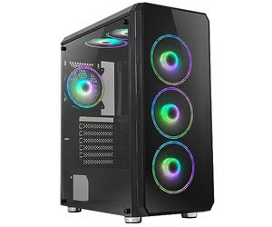 Tecno Case Gaming, 4 ventole ARGB, Mid Tower, Senza Alimentatore TC-Game 13