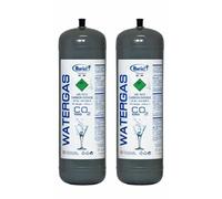 Tecno Cold | Bombola CO2 1300 g Alimentare E290 per Gasatore - CO2 per Acqua Frizzante - 2 Bombole CO2 Monouso M11x1 per Casa e Ufficio