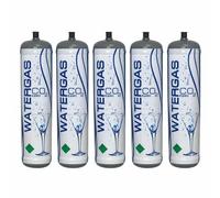 Tecno Cold | Bombola CO2 600 g Alimentare E290 per Gasatore - CO2 per Acqua Frizzante - 5 Bombole CO2 Monouso M11x1 per Casa e Ufficio