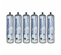 Tecno Cold | Bombola CO2 600 g Alimentare E290 per Gasatore - CO2 per Acqua Frizzante - 6 Bombole CO2 Monouso M11x1 per Casa e Ufficio