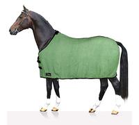 Tecno, Coperta in Spugna Cloth, di Ottima Fattura, Utile per Proteggere Il Cavallo dagli Sbalzi di Temperatura, dalla Pioggia e dagli Insetti, Verde 155 cm