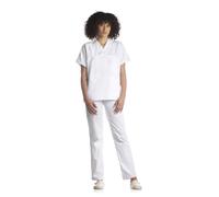 Tecno Hospital DIVISA OSPEDALIERA UNISEX, OSS, ESTETICA, INFERMIERE, casacca e pantalone, PERSONALE ALBERGHIERO, PERSONALE MEDICO, OPERATORE SANITARIO, OPERATORE SCOLASTICO BiXS (BIANCO, XS)