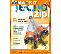 TECNO ZIP DISEGNO + SETT.PROD. + MI PREP.INT. + DESINER SI DIV.ONLINE + TAV. DIS.SOL. (9788869173301) - Libro Scolastico + Kit Scuola con Copertine Rebillo