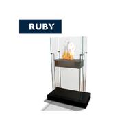 TECNOAIR SYSTEM Camino a Bioetanolo Ruby da Pavimento Modello ATLANTA Da 2,0 kW - Colore Nero