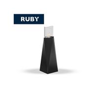 TECNOAIR SYSTEM Camino a Bioetanolo Ruby da Pavimento Modello NAIROBI Da 1,5 kW - Colore Nero