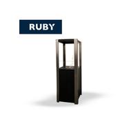TECNOAIR SYSTEM Camino a Bioetanolo Ruby da Pavimento Modello NEVADA Da 1,5 kW - Colore Nero