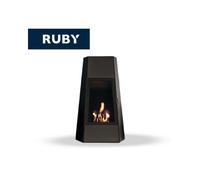 TECNOAIR SYSTEM Camino a Bioetanolo Ruby da Pavimento Modello SHANGHAI Da 3,0 kW - Colore Nero