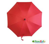 Tecnobaby - Ombrellino parasole universale per passeggino, Rosso