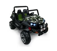 Auto Elettrica per Bambini 4x4 Polar 24V -Verde Mimetico