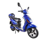Tecnobike Shop Bici Elettrica a Pedalata Assistita Biciclette Elettroniche Alimentate Z-Tech ZT-09-AL 250w 12Ah Batteria al Litio (Blu)