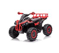 Tecnobike Shop Quad Elettrico per Bambini ATV 1.0 12V con Radiocomando-Rosso