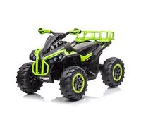 Tecnobike Shop Quad Elettrico per Bambini ATV 1.0 12V con Radiocomando-Verde