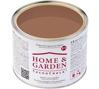 TecnoChalk® Home & Garden Nuova Chalk Paint Extra Forte - Non Richiede Finitura - Ricolora Senza Carteggiare Casa e Giardino - Vernice tutto-in-uno - Senza Solventi - Colore Terracotta (500 ml)