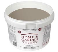 TecnoChalk® Home & Garden Nuova Chalk Paint Extra Forte - Non Richiede Finitura - Ricolora Senza Carteggiare Casa e Giardino - Vernice tutto-in-uno - Senza Solventi - Colore Tortora (2,5 litri)