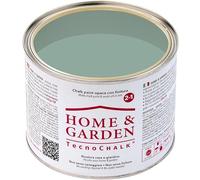 TecnoChalk® Home & Garden Nuova Chalk Paint Extra Forte - Non Richiede Finitura - Ricolora Senza Carteggiare Casa e Giardino - Vernice tutto-in-uno - Senza Solventi - Colore Carta Da Zucchero (500 ml)
