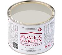 TecnoChalk® Home & Garden Nuova Chalk Paint Extra Forte - Non Richiede Finitura - Ricolora Senza Carteggiare Casa e Giardino - Vernice tutto-in-uno - Senza Solventi - Colore Pietra (500 ml)