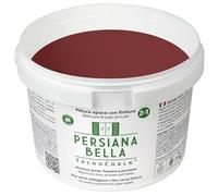 TecnoChalk® Persiana Bella Nuova Chalk Paint Extra Forte - Non Richiede Finitura - Ricolora Senza Carteggiare Persiane, Finestre, Porte e Infissi - Interno/Esterno - Colore Rosso Ossido (2,5 litri)