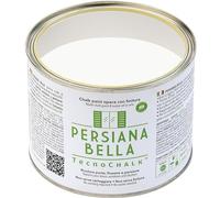 TecnoChalk® Persiana Bella Nuova Chalk Paint Extra Forte - Non Richiede Finitura - Ricolora Senza Carteggiare Persiane, Finestre, Porte e Infissi - Interno/Esterno - Colore Bianco Gesso (500 ml)