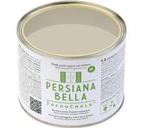 TecnoChalk® Persiana Bella Nuova Chalk Paint Extra Forte - Non Richiede Finitura - Ricolora Senza Carteggiare Persiane, Finestre, Porte e Infissi - Interno/Esterno - Colore Beige Francese (500 ml)