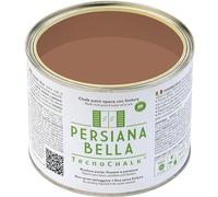 TecnoChalk® Persiana Bella Nuova Chalk Paint Extra Forte - Non Richiede Finitura - Ricolora Senza Carteggiare Persiane, Finestre, Porte e Infissi - Interno/Esterno - Colore Terracotta (500 ml)