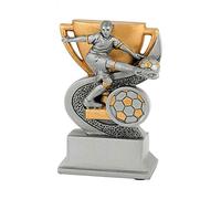tecnocoppe Trofeo Calcio h 12,50 cm - Premiazione Capocannoniere - Targhetta Personalizzata Omaggio