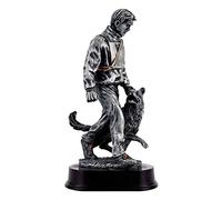 tecnocoppe Trofeo Istruttore Cani h 17,00 cm Premio Dog Trainer Targhetta Personalizzata Omaggio