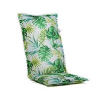 TECNOCUCI Coppia Cuscini Sfoderabili per Sedie da Giardino con Schienale Alto