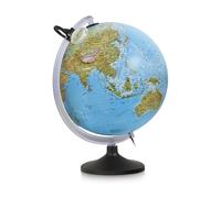 globo geografico a rilievo illuminato uranio - diametro 30 cm - tecnodidattica