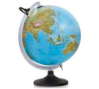globo geografico a rilievo illuminato uranio - diametro 30 cm - tecnodidattica
