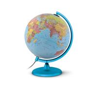 Tecnodidattica Nova Rico - Night And Day, Mappamondo Illuminato, 25 cm, Blu (Blue)