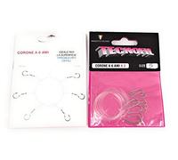TECNOFIL CORONE A 6 AMI CONSIGLIATI per CEFALI OCCHIATE SALPE E Altri Tipi di Pesce 2 Pezzi per Confezione (10)