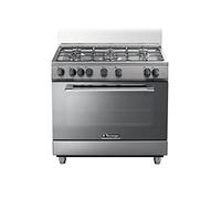 Tecnogas P965GVX Libera installazione Piano cottura a gas Acciaio inossidabile cucina