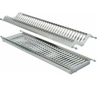 TECNOINOX Scolapiatti da Incasso con Raccogli gocce per Mobili Pensili da 55 cm in Acciaio Inox - Inoxmatic