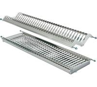 TECNOINOX Scolapiatti da Incasso in Acciaio Inox Lunghezza 51-55 cm