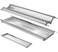 TECNOINOX Scolapiatti per pensile da Cucina in Acciaio, Larghezza 66/70 cm
