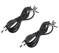 TECNOIOT 2pcs 4pin PL2303 USB to UART TTL Cable Module RS232 Serial 4-pin PL2303HX Cable