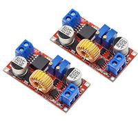 TECNOIOT 2pcs 5A Max XL4015 DC to DC CC CV Step-Down Lithium Battery Charger Converter