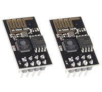 TECNOIOT 2pcs ESP8266 ESP-01 WiFi Serial Wireless Transceiver Module | 2 pz Fai da Te Arduino ESP8266 Wireless WiFi Transceiver Module Series ESP-01 Compatibile con RPi/AVR/Arm