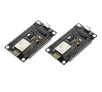 TECNOIOT 2pcs NodeMcu V3 Lua WeMos WiFi Wireless Module CH340 Development Board ESP8266 ESP12E |2pcs ESP8266 ESP-12 NodeMcu WiFi Module Series Port Lua Lolin V3 Scheda di sviluppo Internet con CH-340