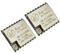 TECNOIOT 2pcs Ra-02 SX1278 433MHz Wireless Serial Port Interface LoRa Spread Ra02