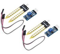 TECNOIOT 2pcs Soil Hygrometer Humidity Detection Module Soil Moisture Water Sensor